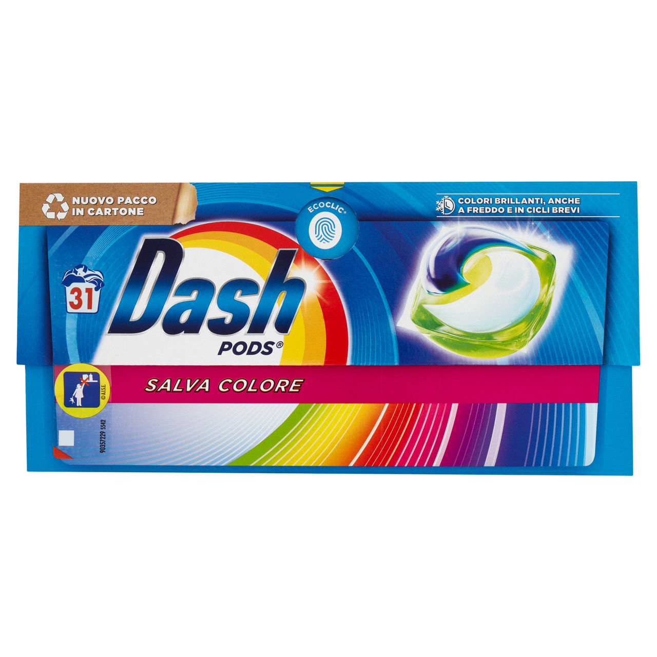 Detersivo lavatrice in pods per colorati 31 lavaggi - Immagine 01
