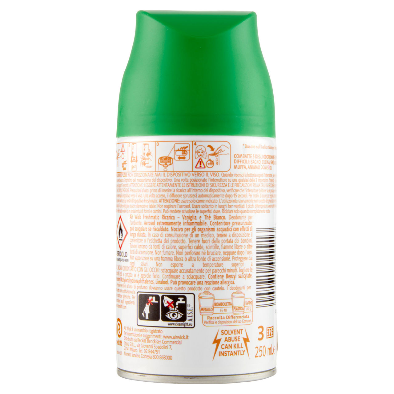 Ricarica per deodorante per ambiente automatico vaniglia e the bianco 250 ml - Immagine 51