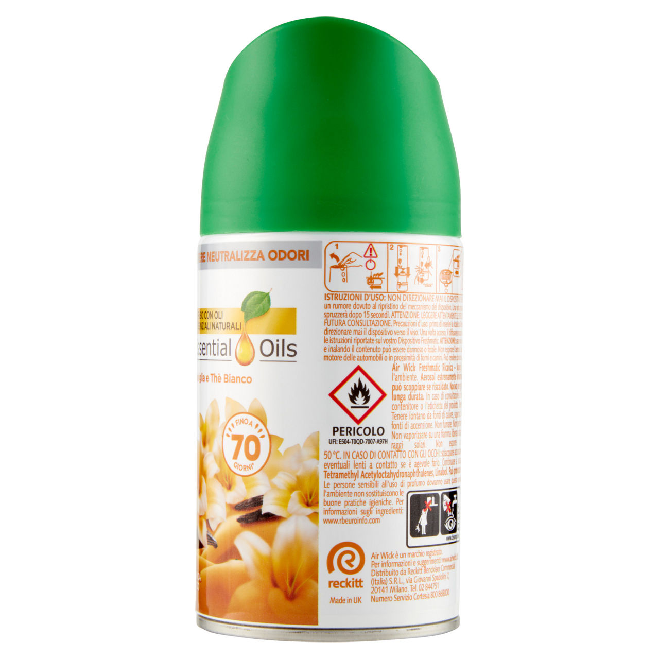 Ricarica per deodorante per ambiente automatico vaniglia e the bianco 250 ml - Immagine 11