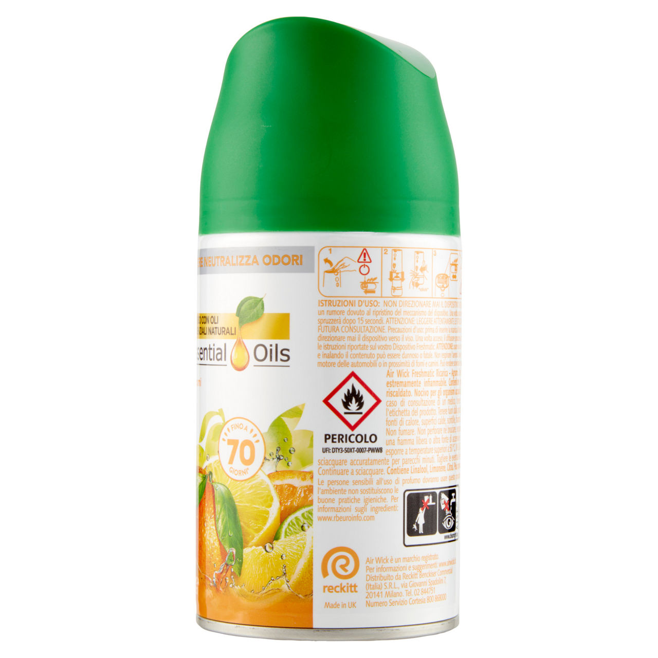 Ricarica per deodorante per ambiente automatico agrumi 250 ml - Immagine 11