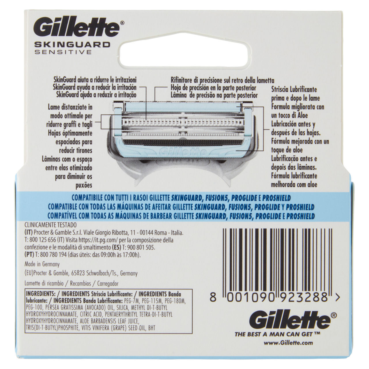 Lame di ricambio gillette skinguard aloe pz. 4 - Immagine 41