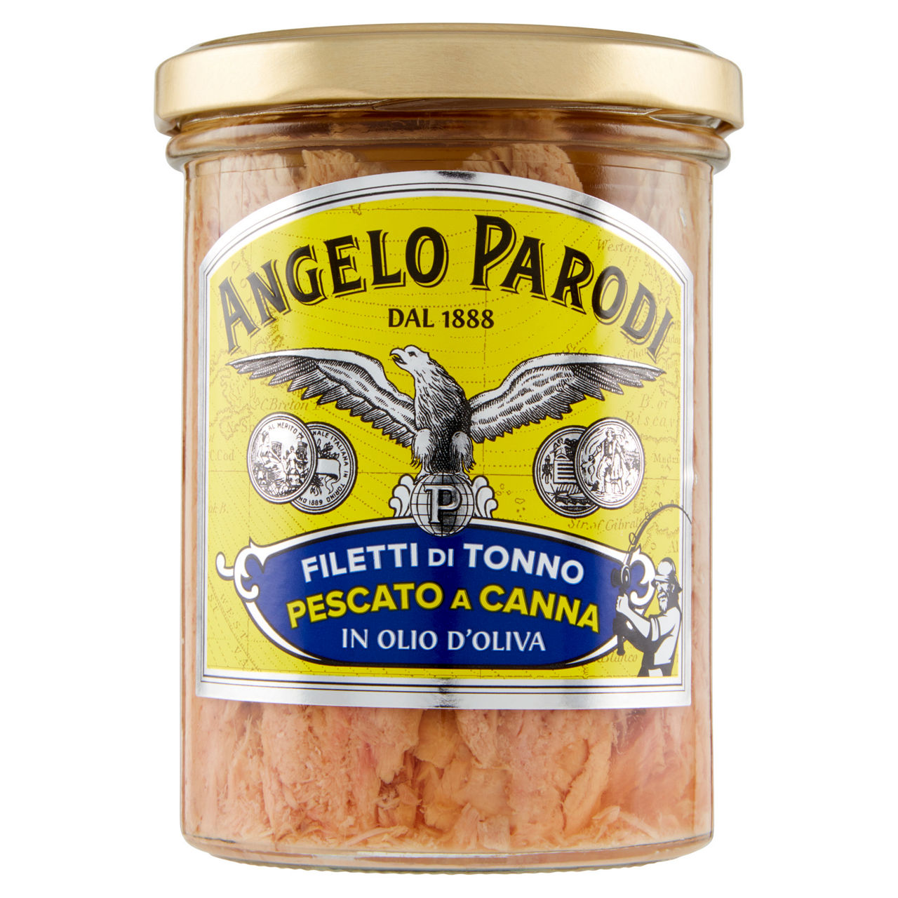 Filetti di tonno pescato a canna in olio di oliva 380 gr