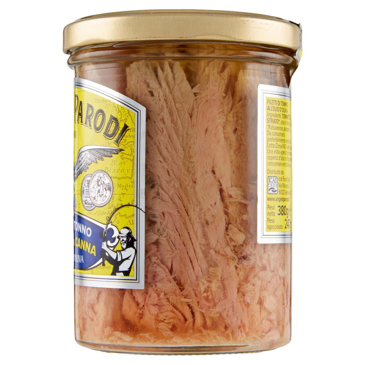 Filetti di tonno pescato a canna in olio di oliva 380 gr - Immagine 11