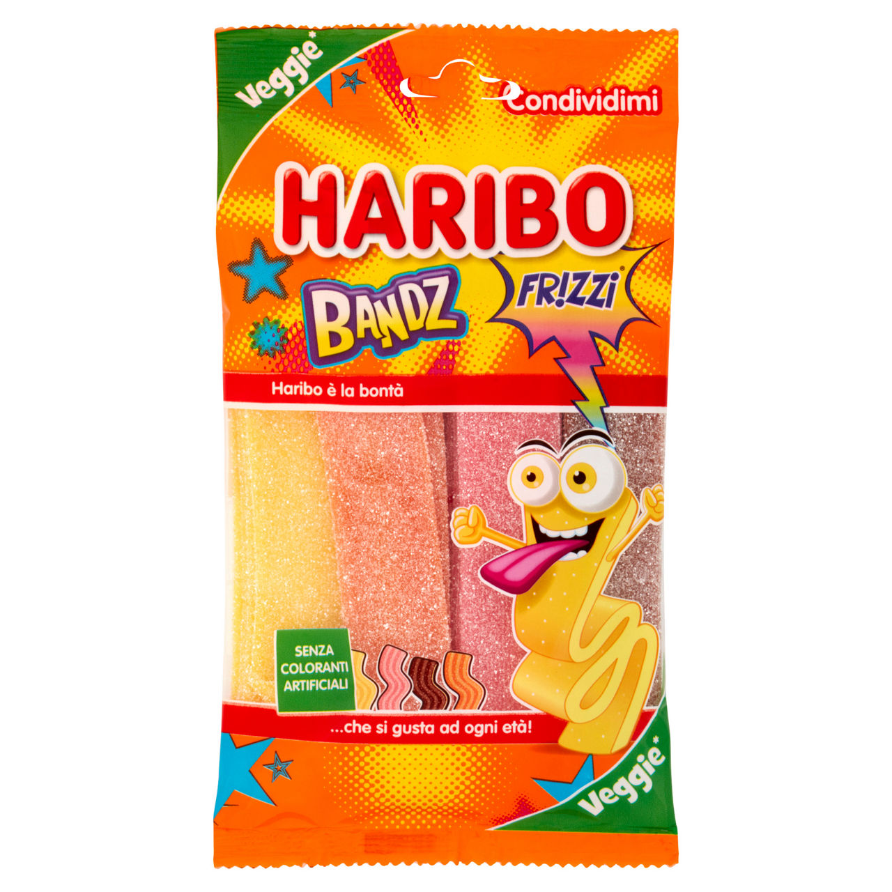 Caramelle gommose frizzanti 160 gr