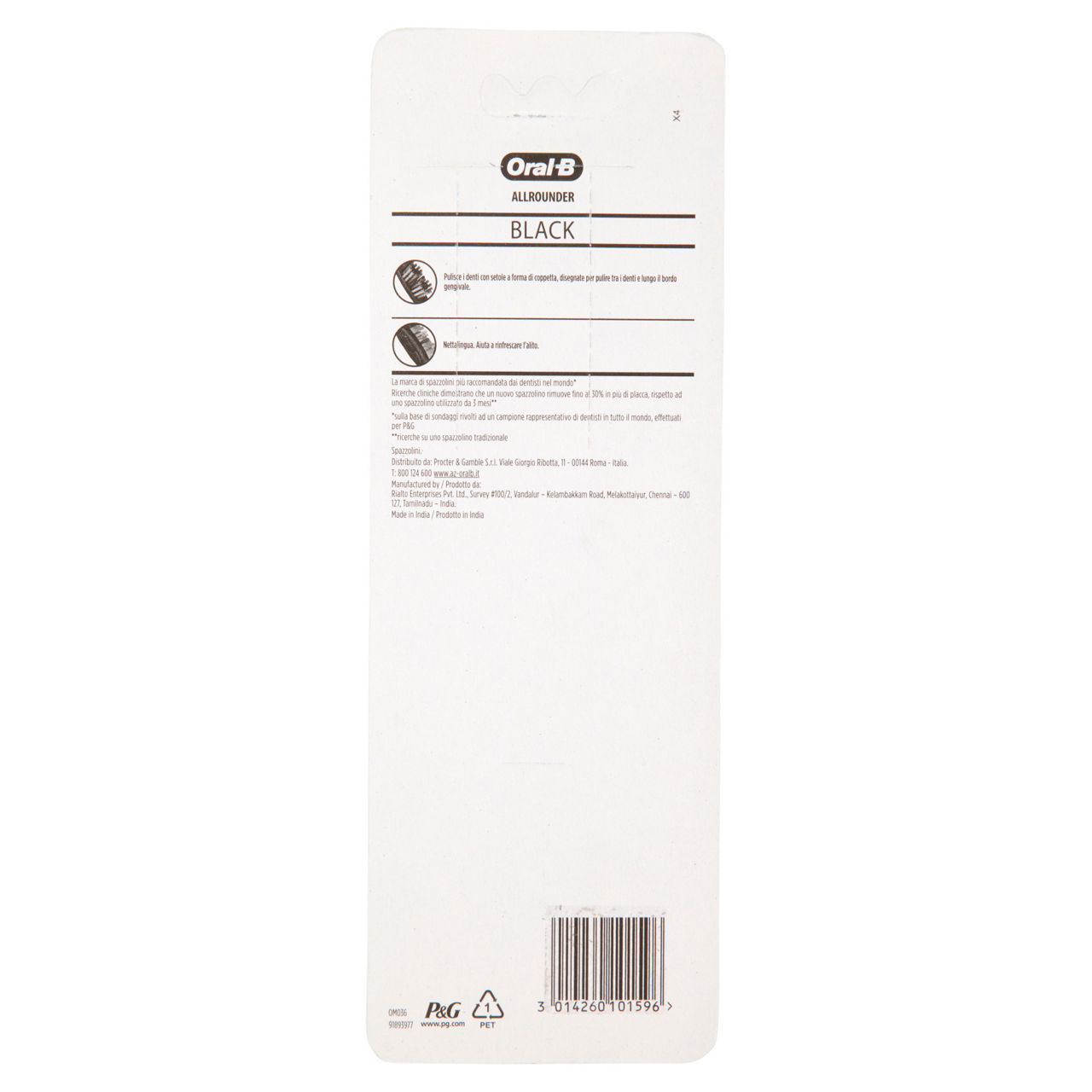 Spazzolino manuale oral-b allrounder black medio pz.3 - Immagine 31