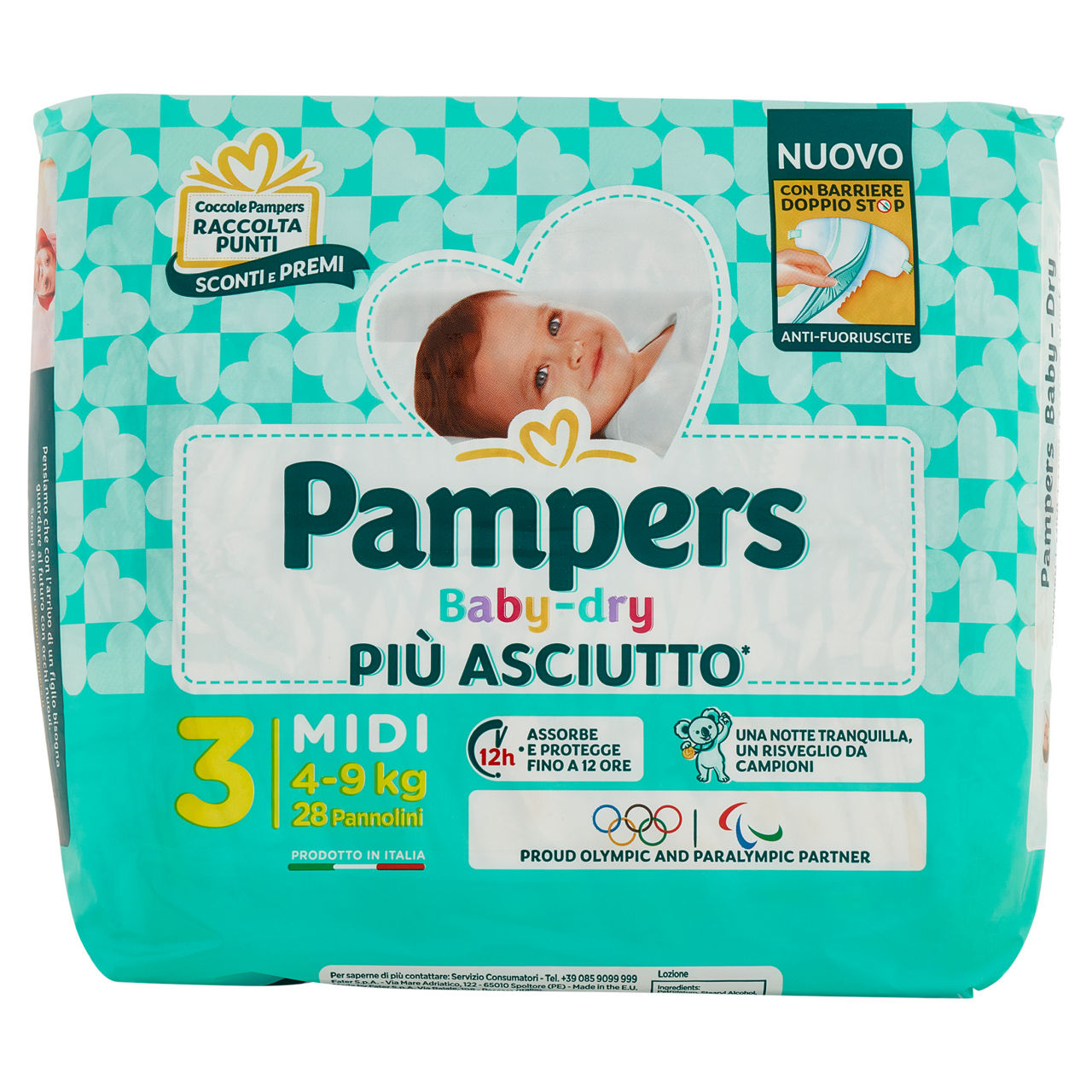 Pannolini midi tg 3 kg 4-9 pz 28