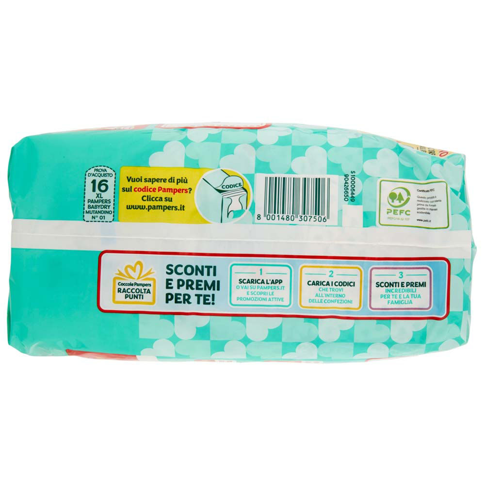 Pannolini mutandino xl tg 6 kg 15+ pz 16 - Immagine 31