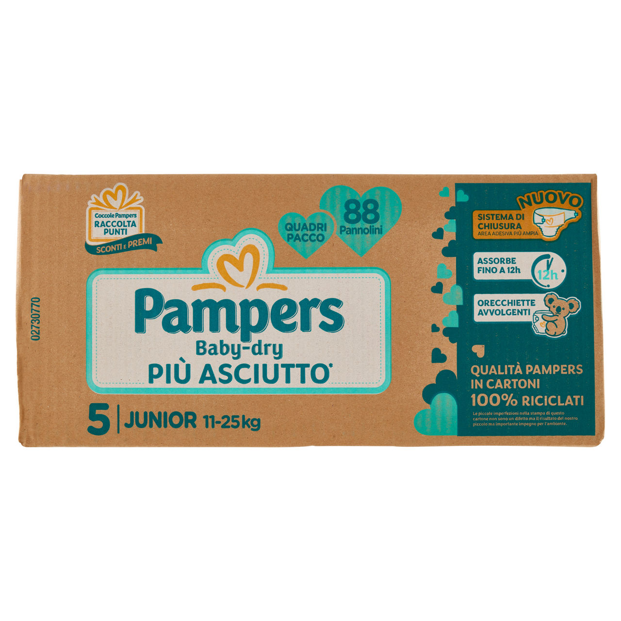 Pannolini junior tg 5 kg 11-25 pz 88 - Immagine 01
