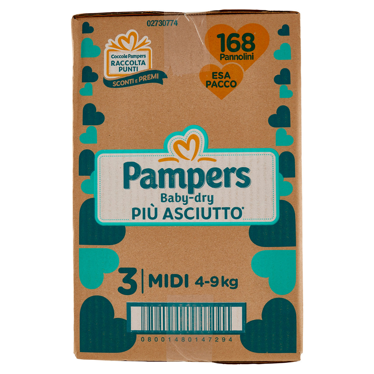 Pannolini midi tg 3 kg 4-9 pz 168 - Immagine 31