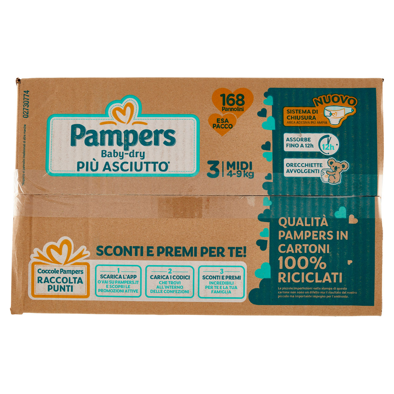 Pannolini midi tg 3 kg 4-9 pz 168 - Immagine 41