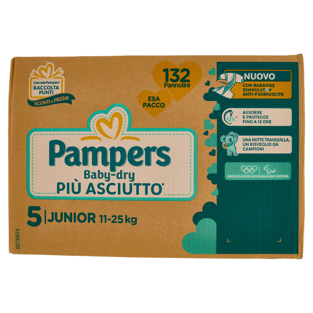 Pannolini junior tg 5 kg 11-25 pz 132
