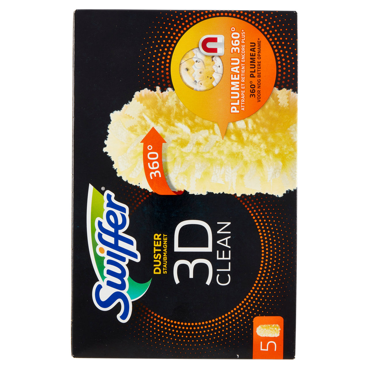 Piumini cattura polvere swiffer duster 3d clean 5 pz - Immagine 31