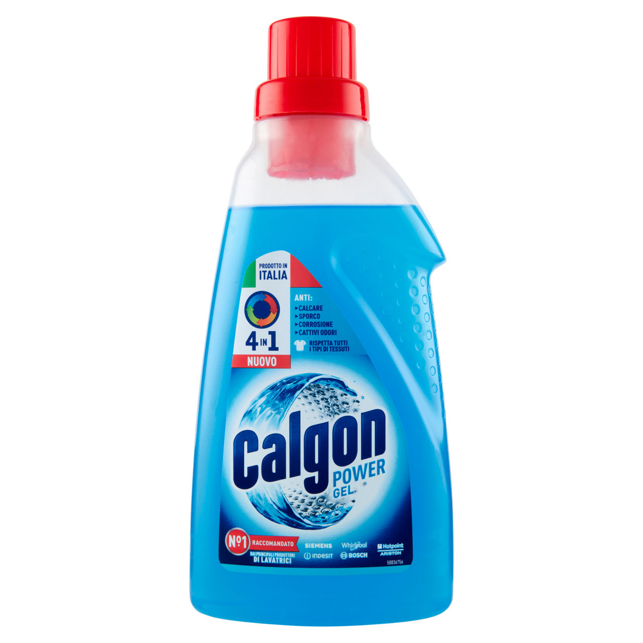 Detergente anticalcare in gel 4 in 1 per lavatrice 750 ml - Immagine 01
