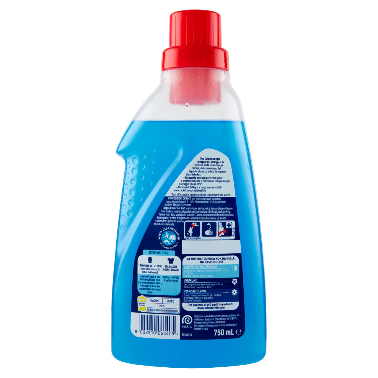 Detergente anticalcare in gel 4 in 1 per lavatrice 750 ml - Immagine 51