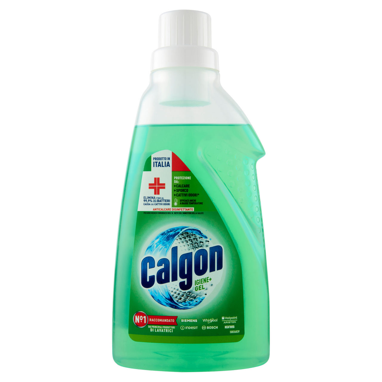 Detergente anticalcare in gel igienizzante per lavatrice 750 ml