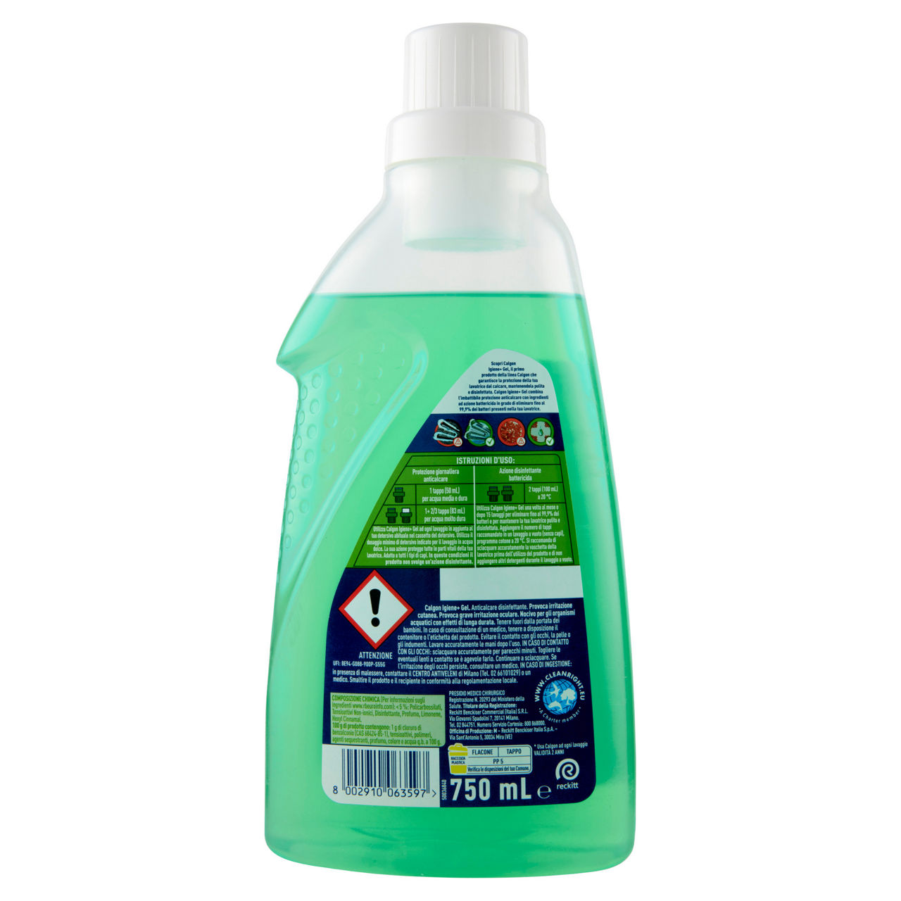 Detergente anticalcare in gel igienizzante per lavatrice 750 ml - Immagine 51