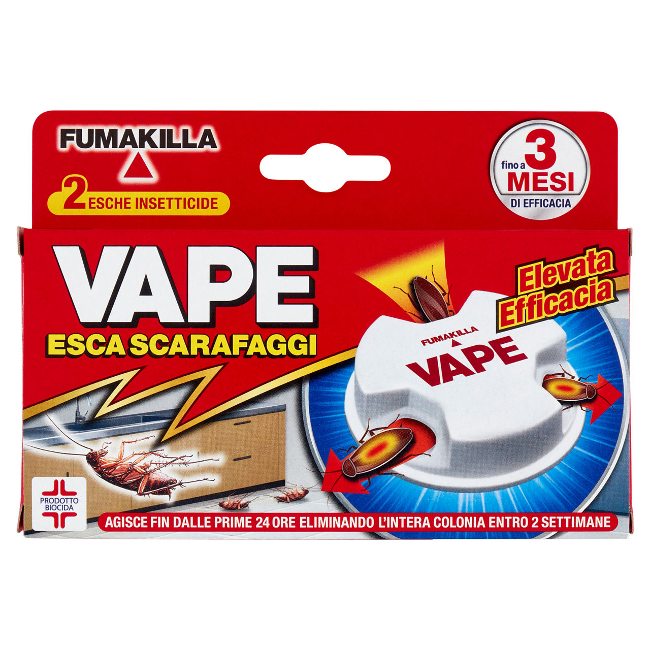 Insetticida esca per scarafaggi 2 pz - Immagine 01