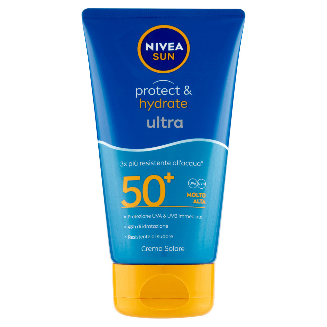 Latte solare nivea sun protect & hydrate ultra fp50+ ml 150 - Immagine 01