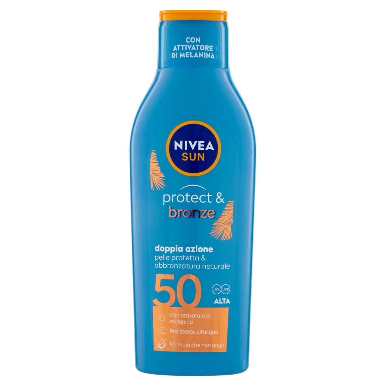 Latte solare nivea sun protect & bronze fp50 ml 200 - Immagine 01