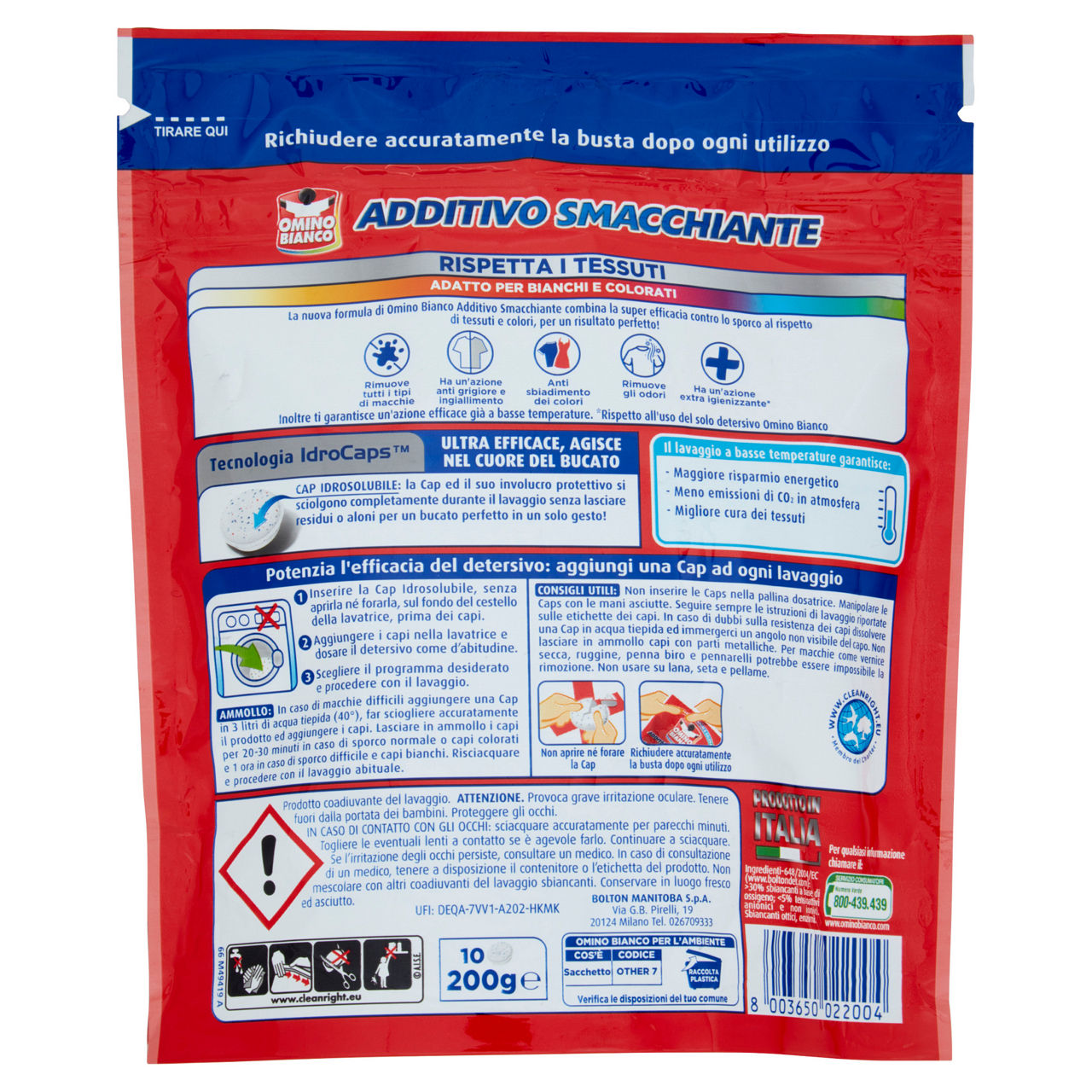 Additivo smacchiante idrocaps 10 pz - Immagine 31