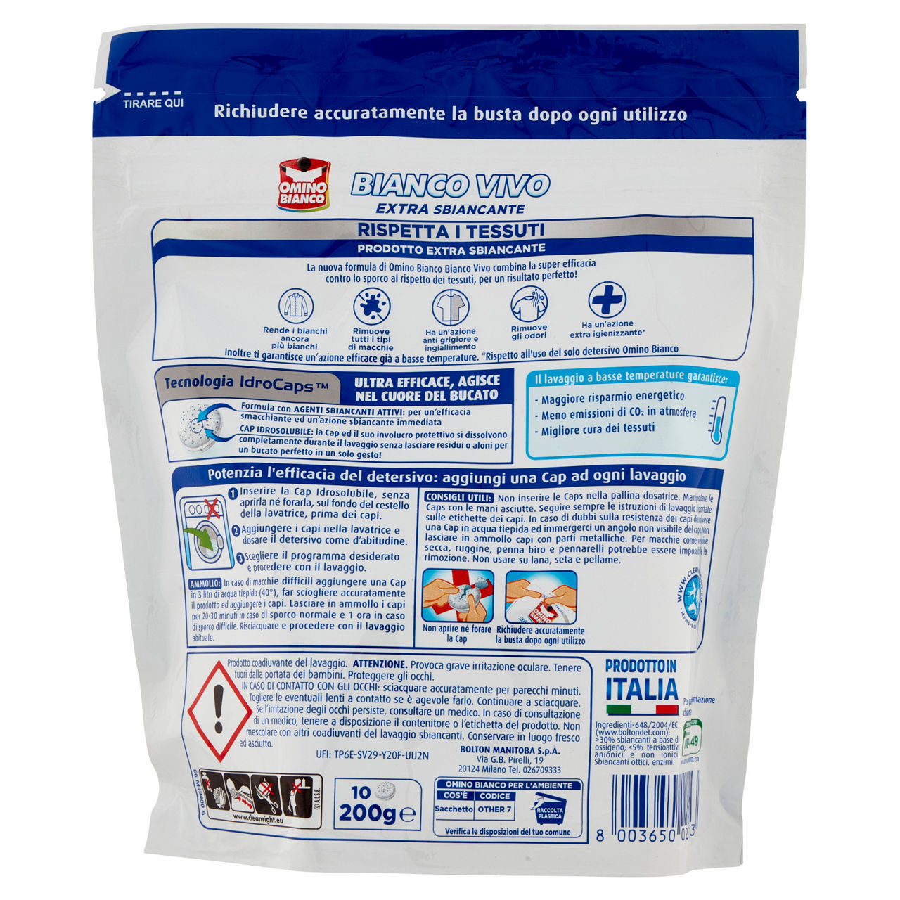 Additivo sbiancante Idro Caps bianco vivo 10 pz - Immagine 31