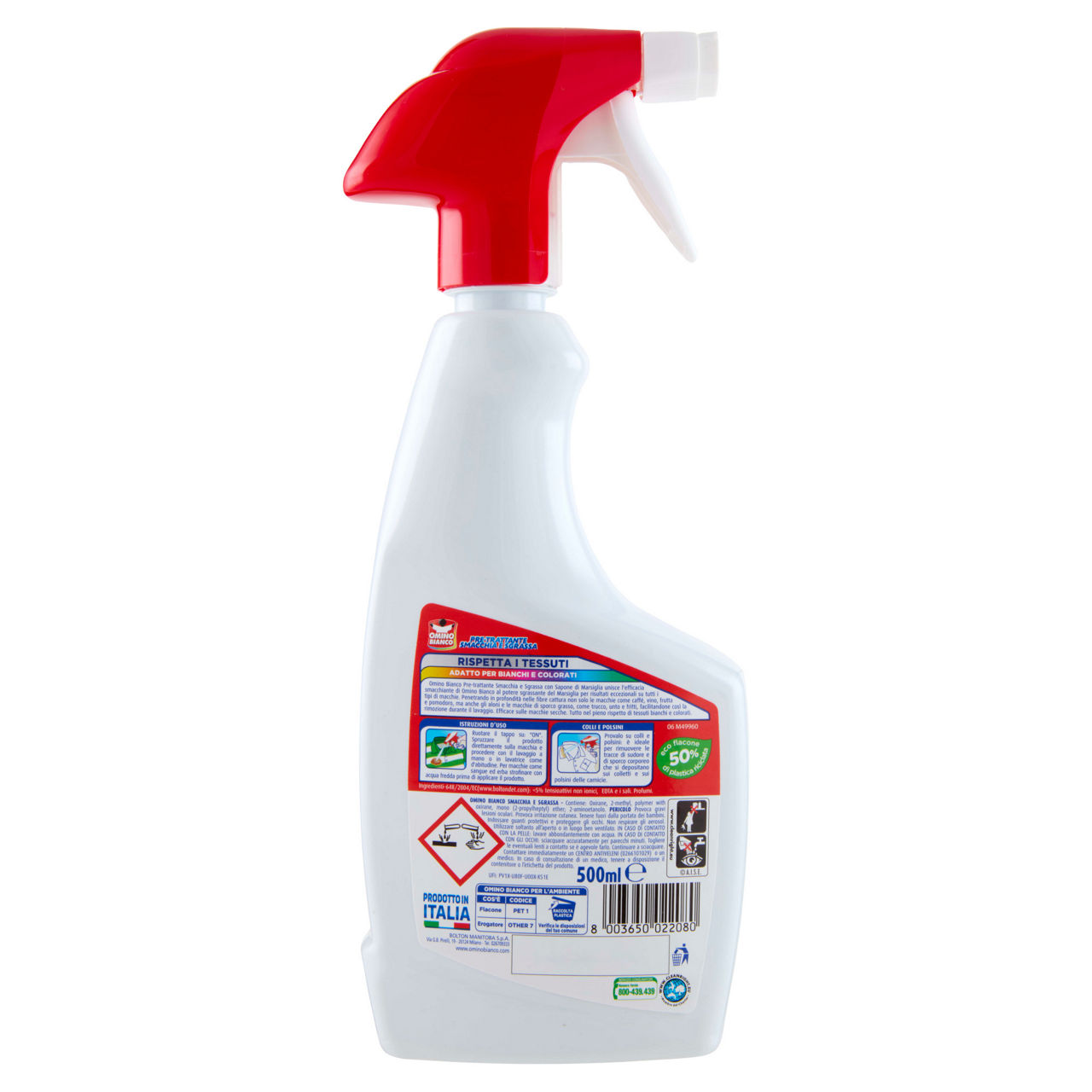 Smacchiatore pretrattante smacchia e sgrassa in spray 500 ml - Immagine 41