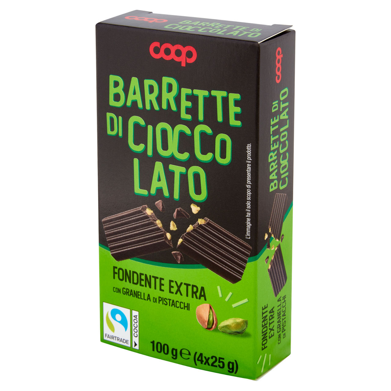 Barrette di cioccolato fondente con pistacchio 100 gr - Immagine 31