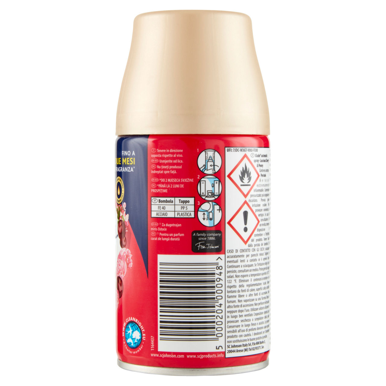 Ricarica per deodorante per ambienti Automatic Spray Luscious Cherry & Peony 269 ml - Immagine 51