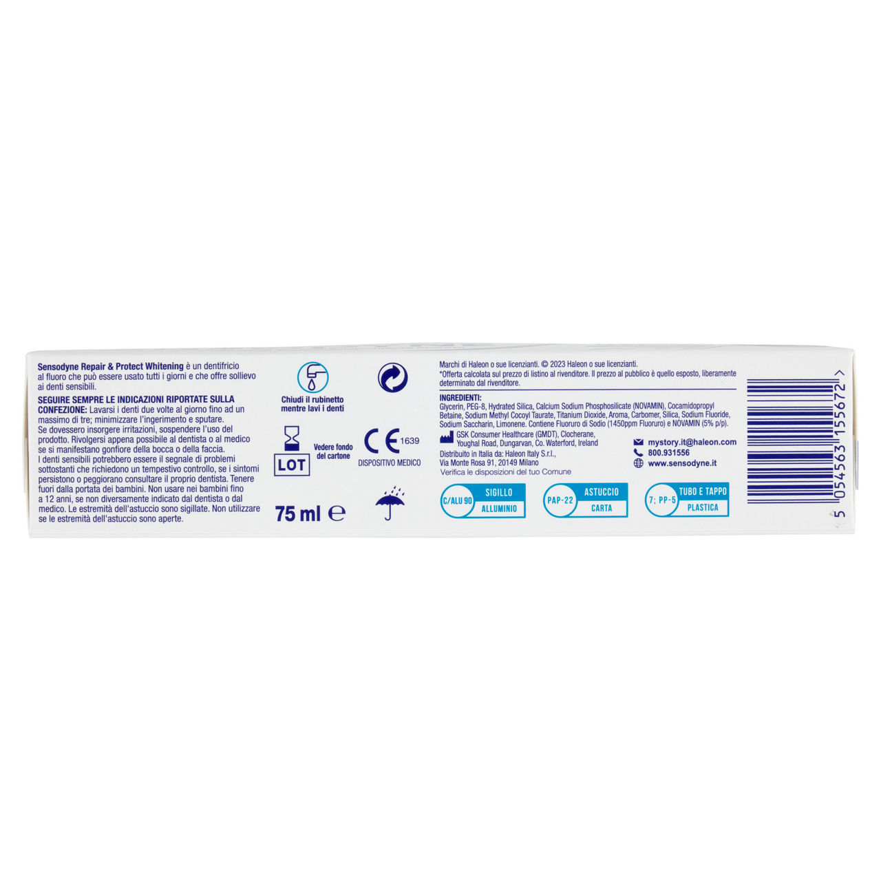 Dentifricio Repair & Protect Whitening 65 ml + 10 omaggio - Immagine 41