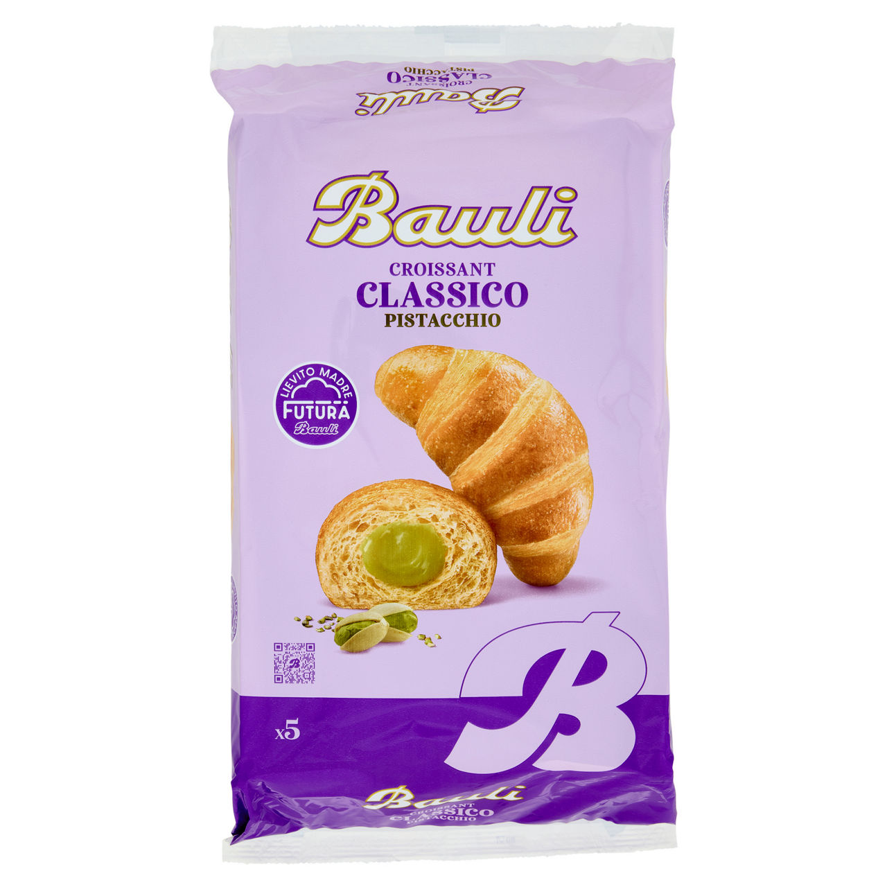 Croissant al pistacchio 5 pz 250 gr - Immagine 01