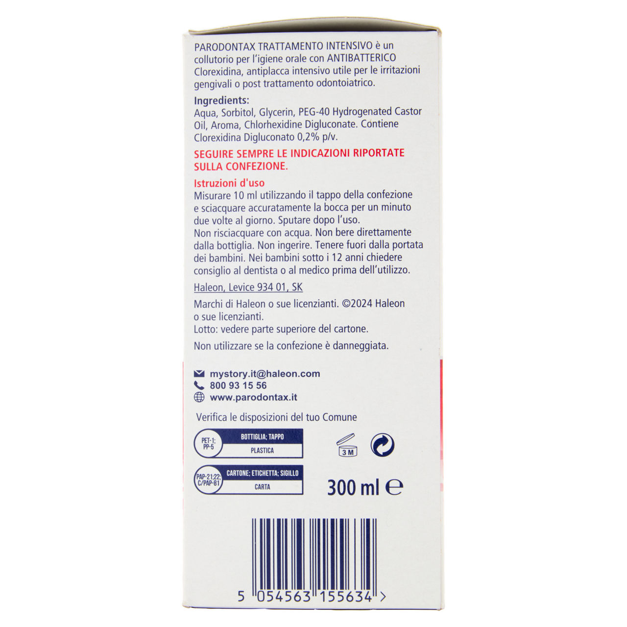 Collutorio trattamento intensivo 300 ml - Immagine 11