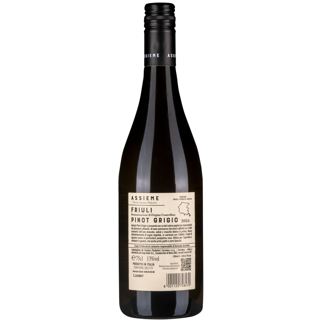 Vino bianco Friuli DOC Pinot Grigio 750 ml - Immagine 11