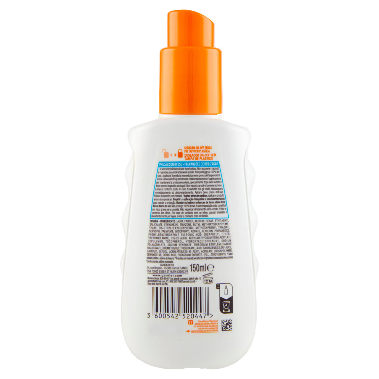 Solare spray Advanced Sensitive SPF 50+ ml 150 - Immagine 11