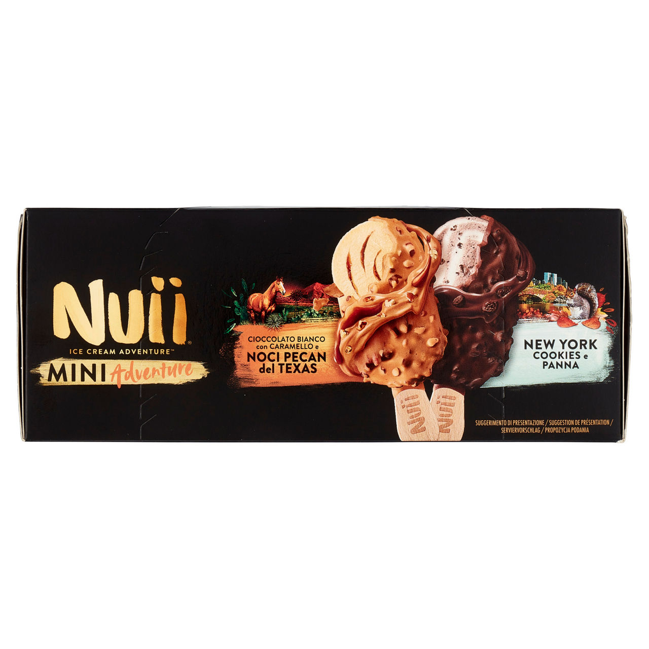 Stecco gelato al cioccolato caramello e noci pecan e alla panna e biscotto 6 pz 255 gr - Immagine 21