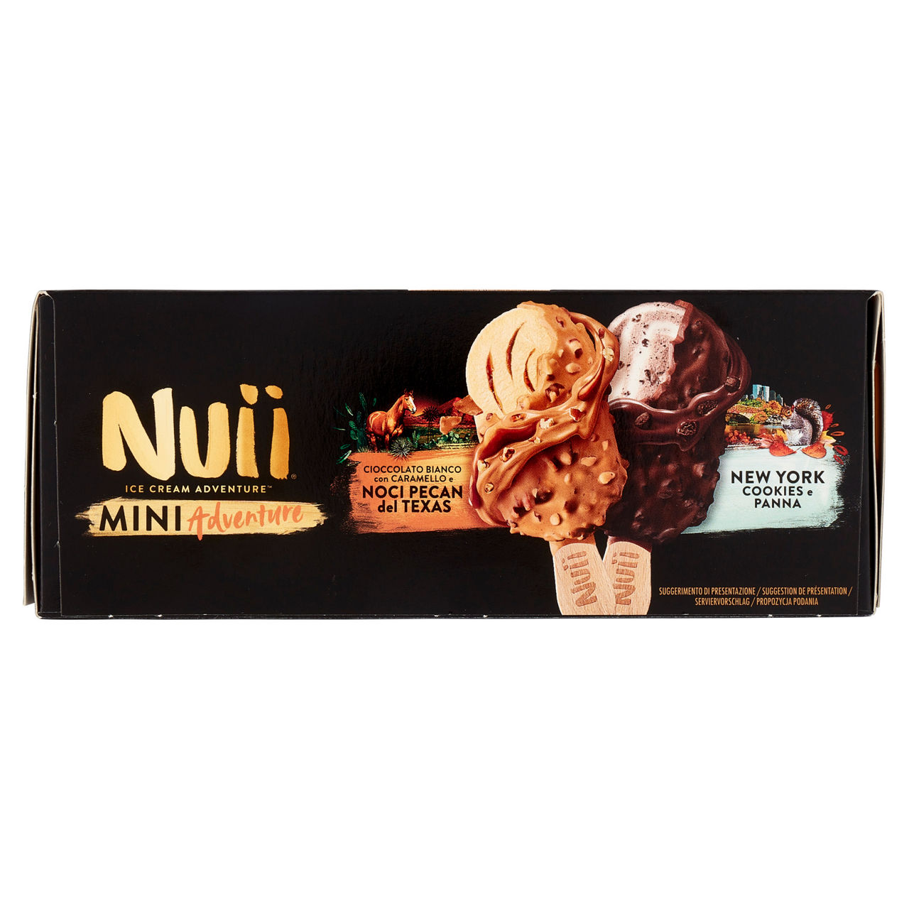 Stecco gelato al cioccolato caramello e noci pecan e alla panna e biscotto 6 pz 255 gr - Immagine 51