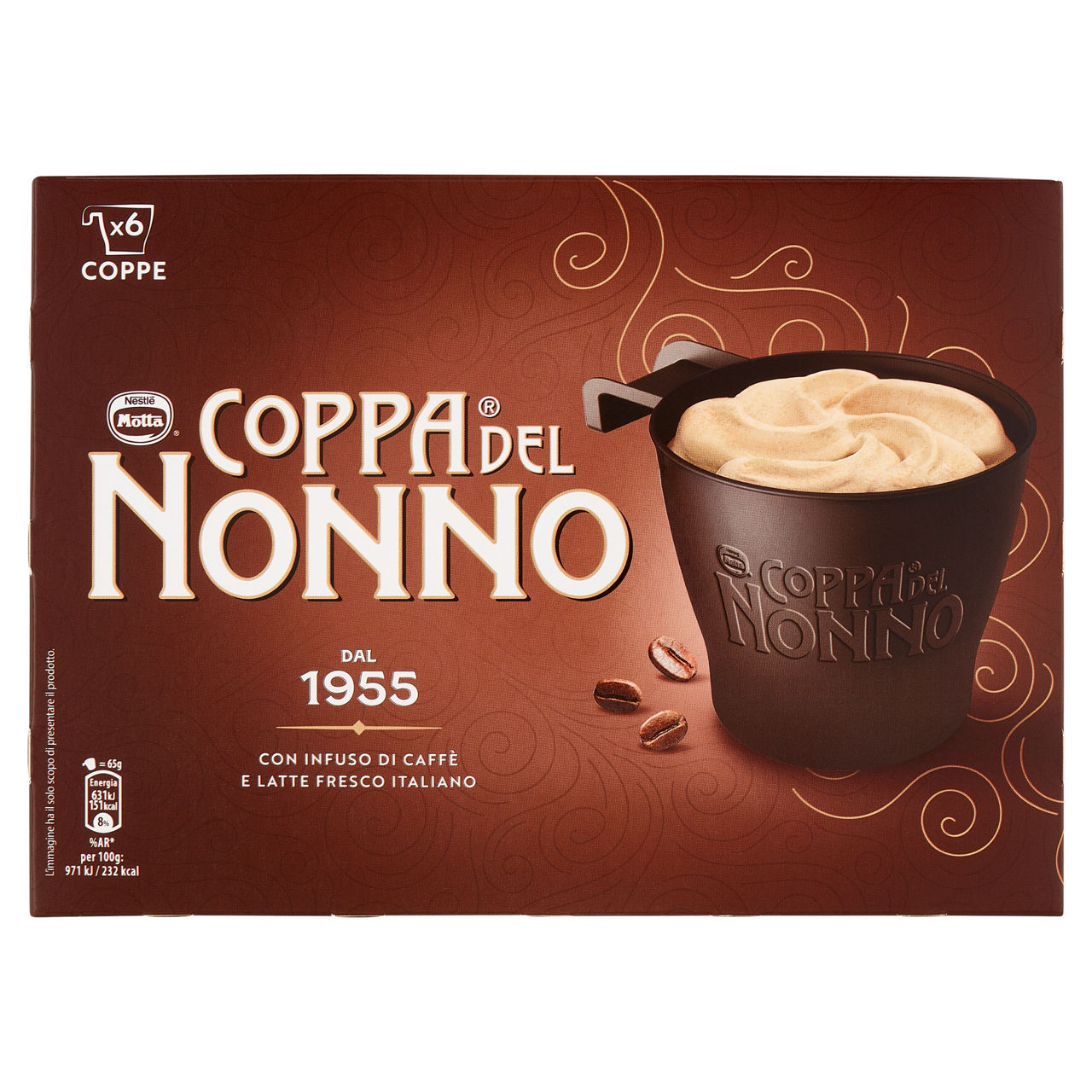 Coppa gelato del Nonno 6 pz 390 gr