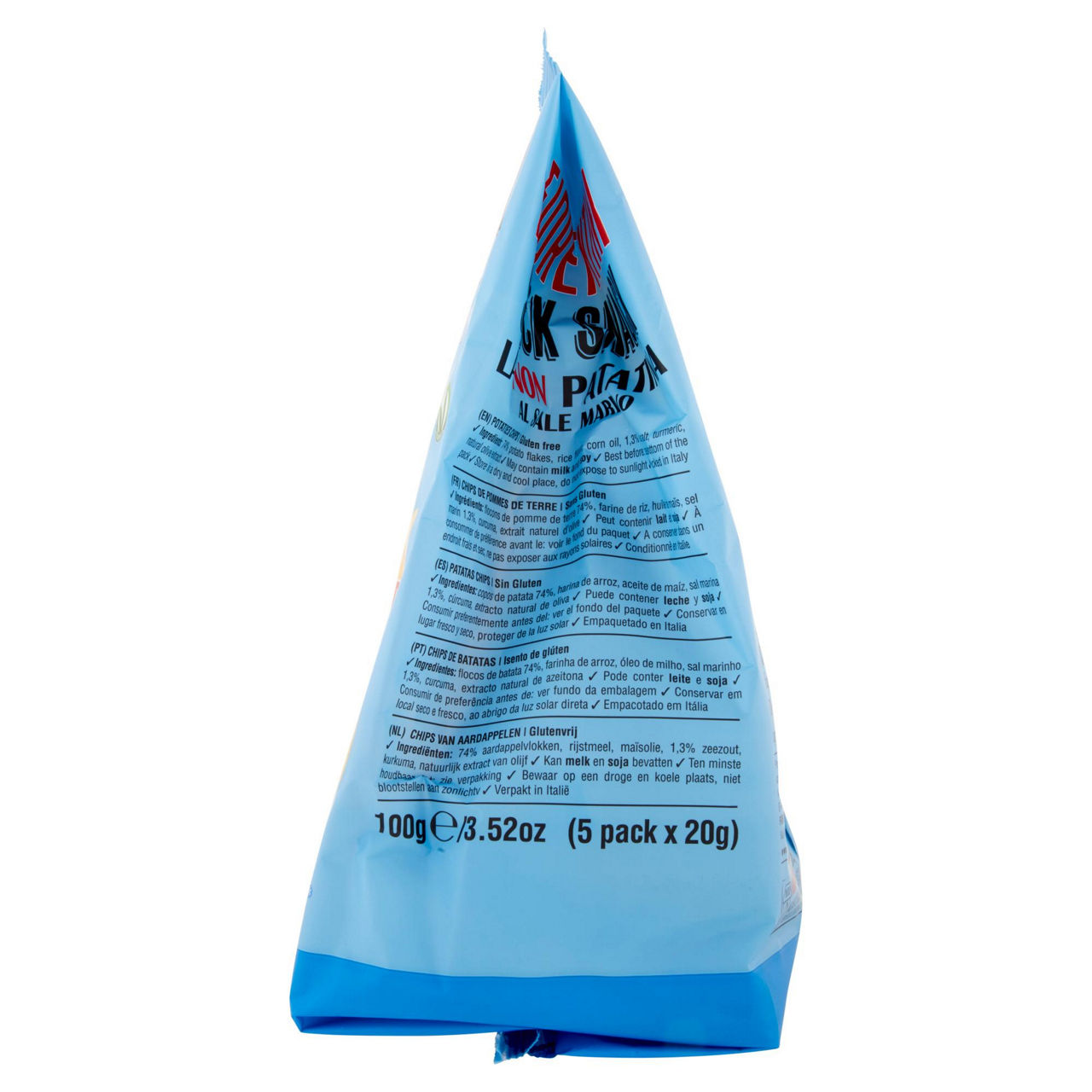Patatine non fritte al sale marino Snick Snack 100 gr - Immagine 11