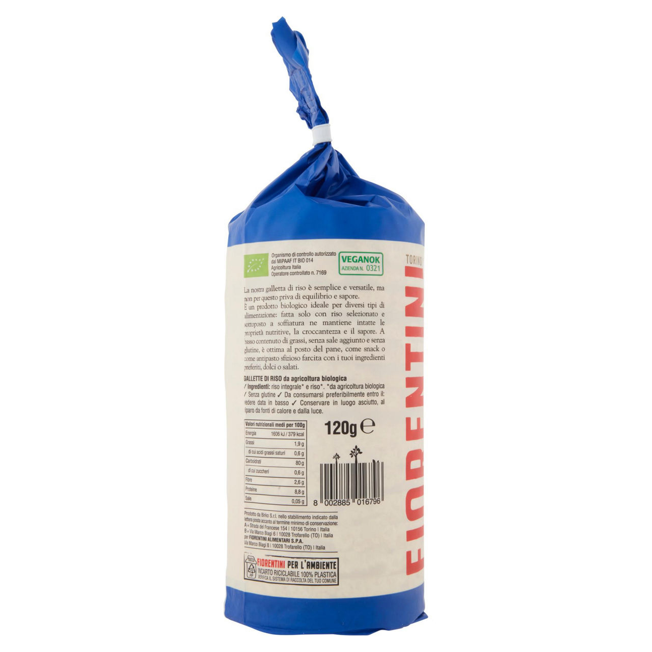Bio gallette riso fioerntini g 120 - Immagine 11