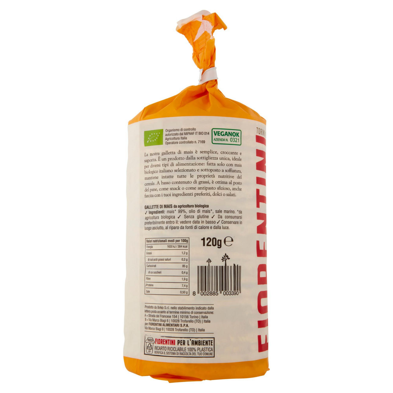 BIO GALLETTE MAIS FIORENTINI G 120 - Immagine 21