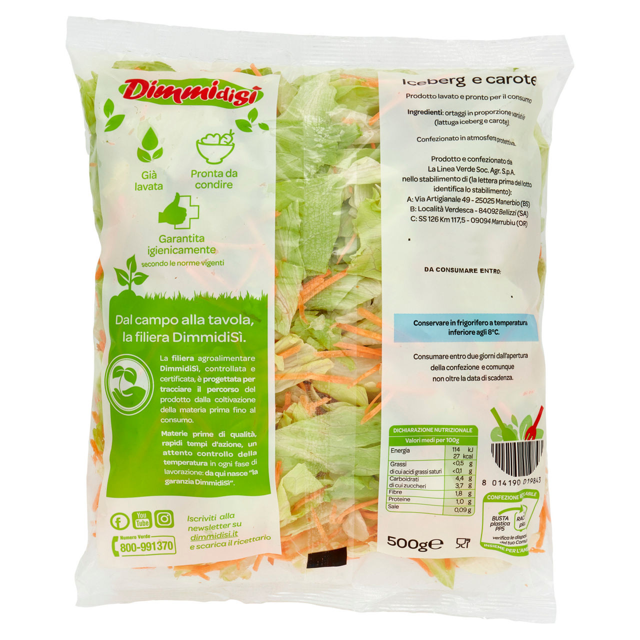 Insalata iceberg e carote 500 gr - Immagine 31