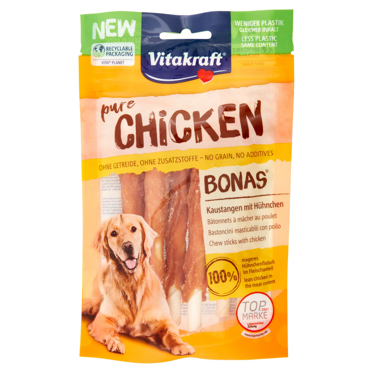 Snack cane bastoncini con pollo 80 gr - Immagine 01