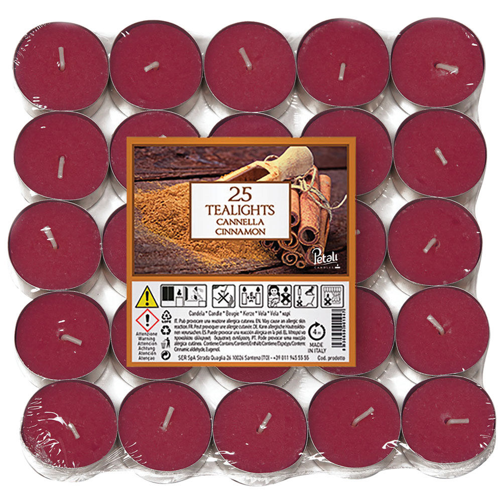 Tealight conf.25pz cannella