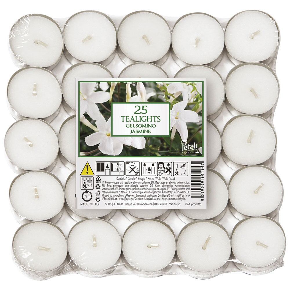 Tealight conf.25pz gelsomino