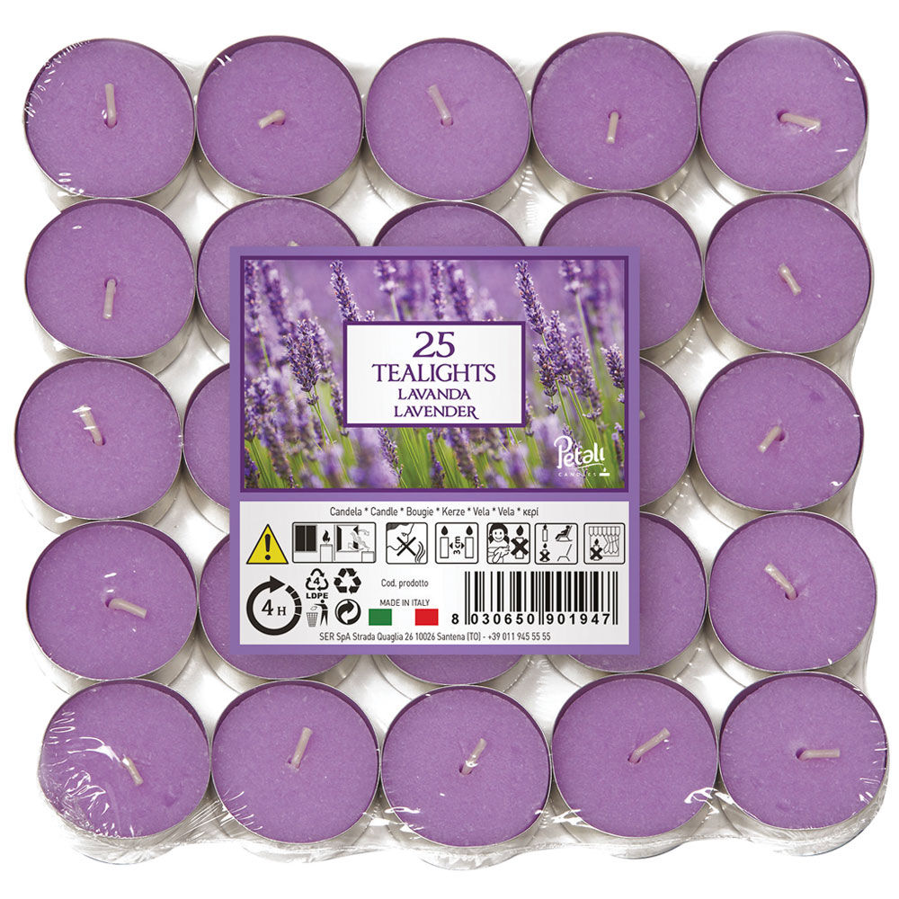 Tealight conf.25pz lavanda