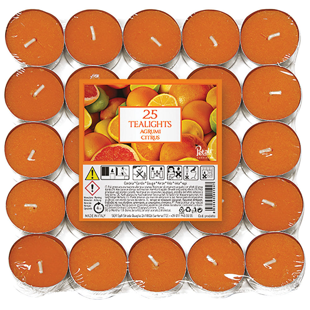 Tealight conf.25pz agrumi