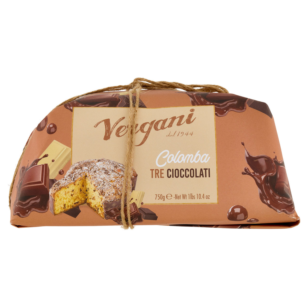 Colomba gourmet ai tre cioccolati 750 gr
