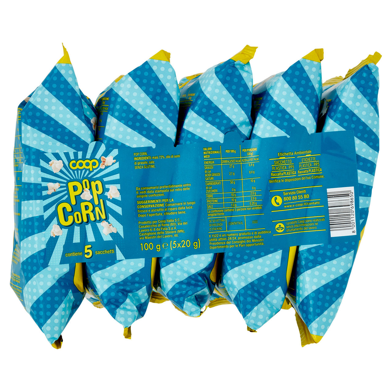 Pop corn 5 pz x 20 gr - Immagine 51