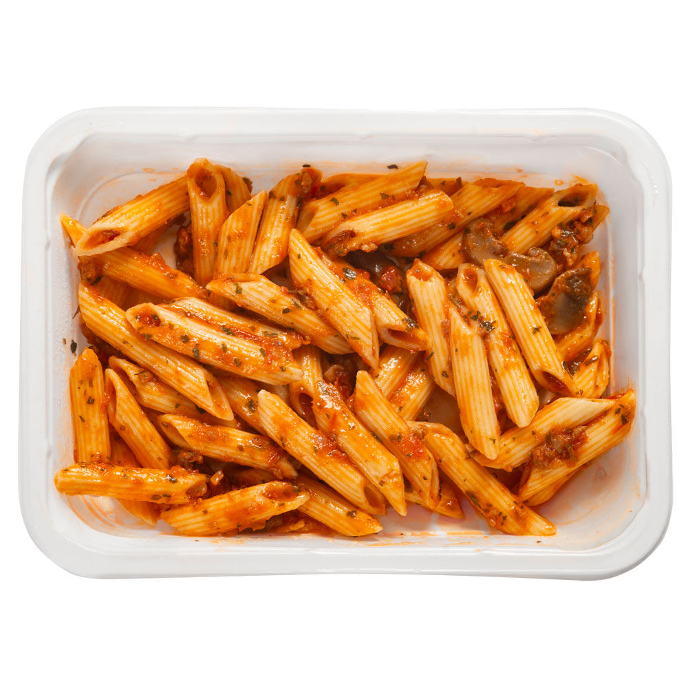 Penne funghi e salsiccia