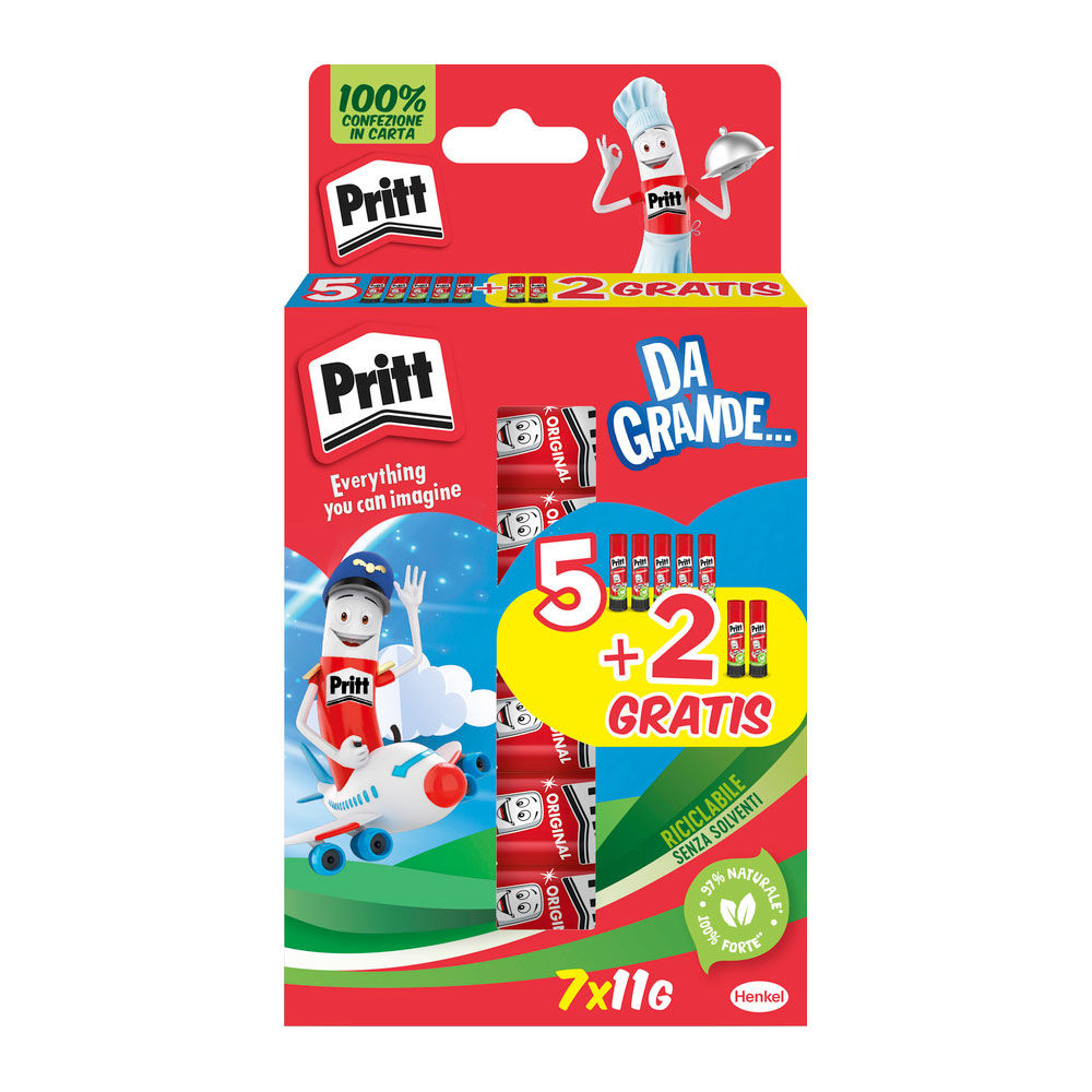 Colla stick 11 gr 7 pz