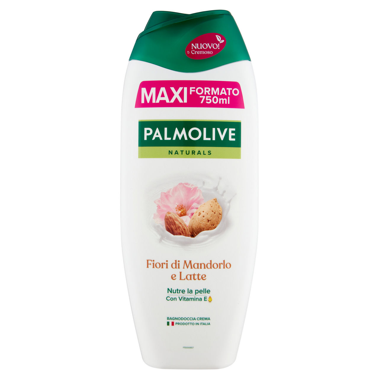 Bagnoschiuma fiori di mandorlo e latte 750 ml - Immagine 01